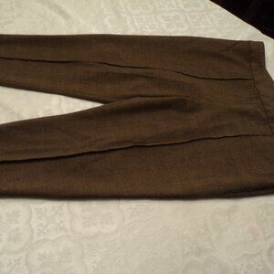women's Talbots brown straight leg pants